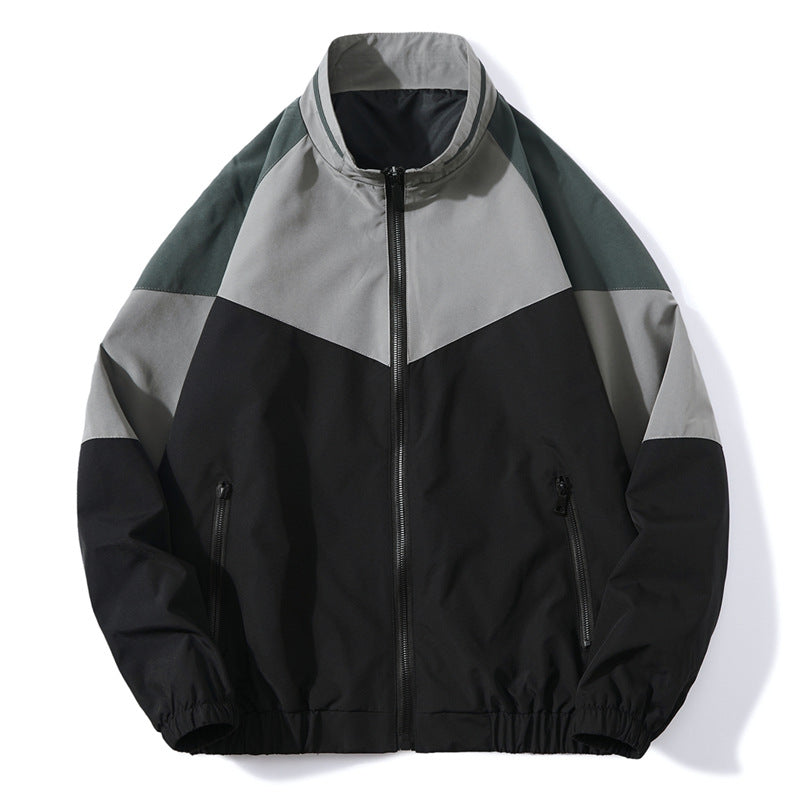 Japanese baseball uniform men's jacket jacket trendy brand personality jacket youth loose jacket drop shoulder JACKET