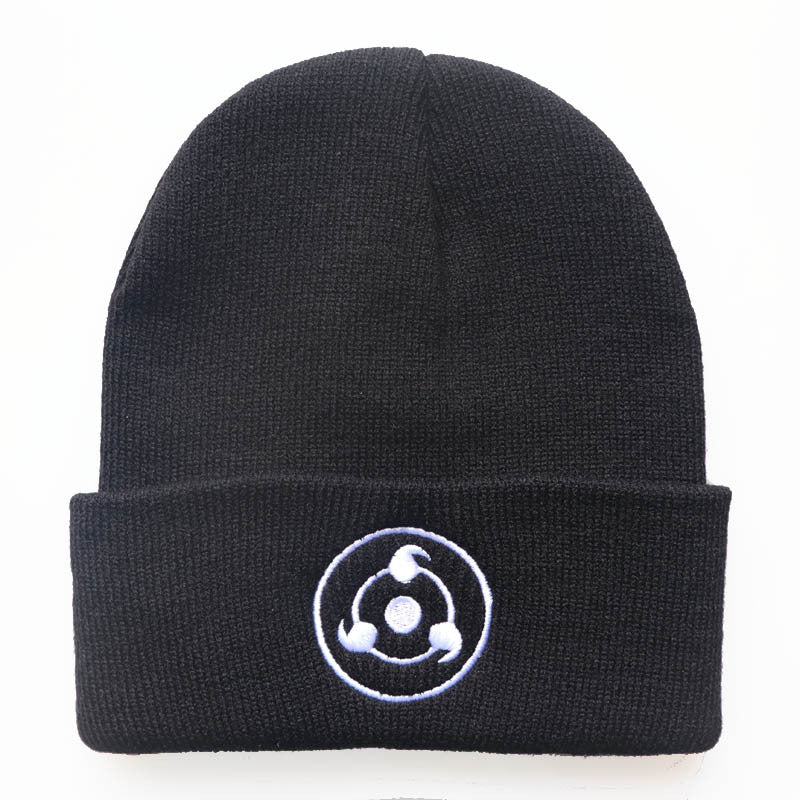 New Xiangyun Naruto Knitted Hat Swirl Wool Hat Anime Men and Women Cold Hat Warm Hat Foreign Trade Yiwu