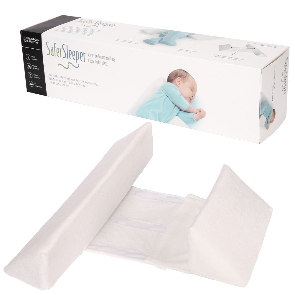 Baby Pillow Baby Side Sleeping Pillow Shaped Pillow Anti-Bag Head Waist Support Baby Pillow Anti-Spitting Milk Pillow Cross-border