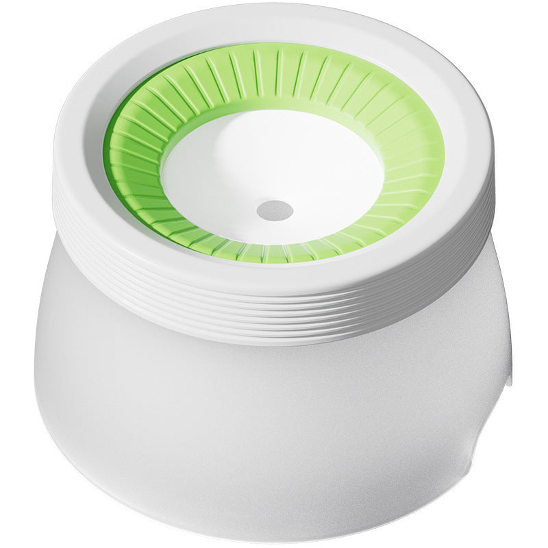 No-wet mouth water bowl single bowl dust-proof and antibacterial adjustable water volume easy to clean pet dog cat home drinking water bowl