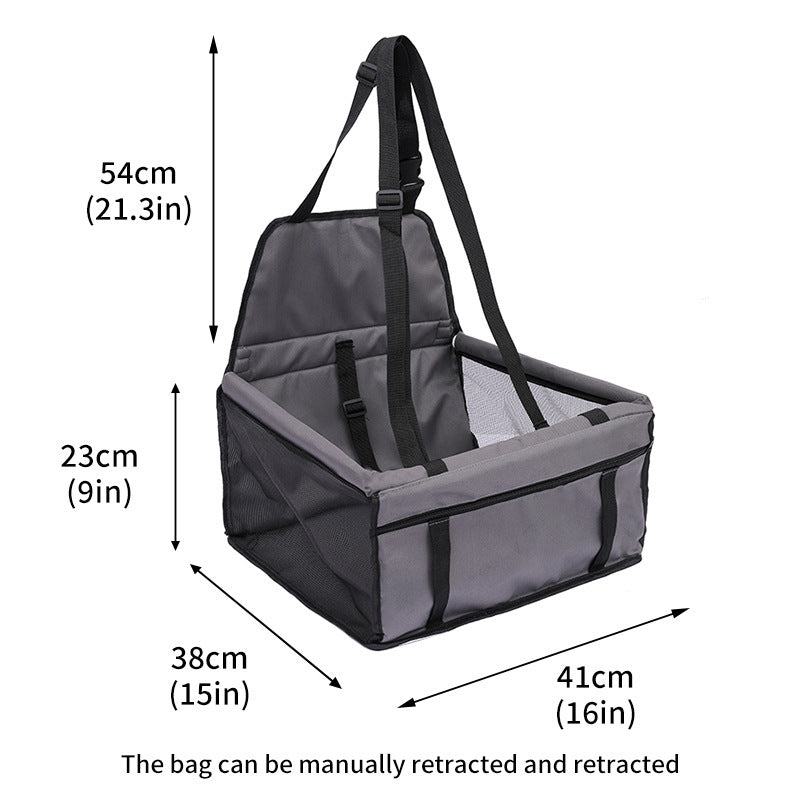Amazon hot selling car pet bag dog backpack pet out safe travel seat car bag pet supplies