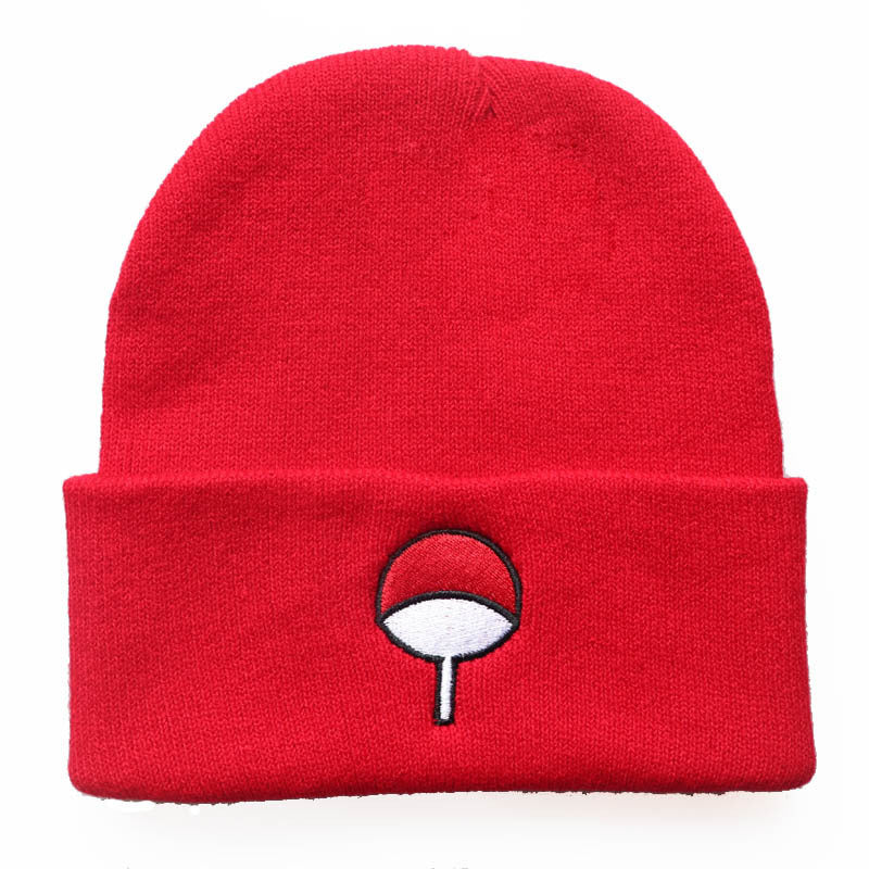 New Xiangyun Naruto Knitted Hat Swirl Wool Hat Anime Men and Women Cold Hat Warm Hat Foreign Trade Yiwu