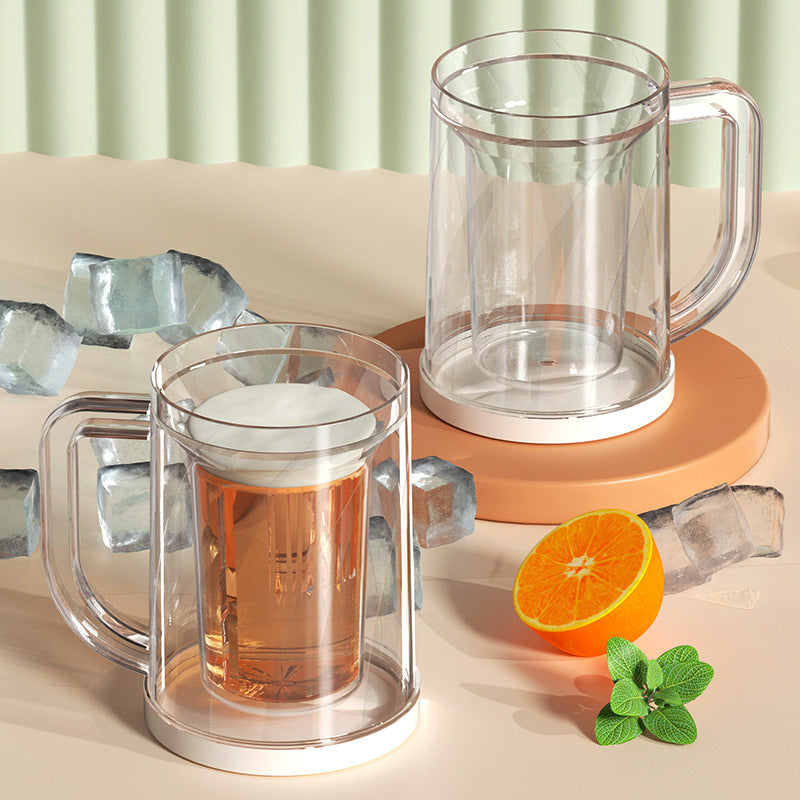 Cold drink cup, iced cup, beer beverage cup, creative iced refrigeration cup, sandwich liquid, refrigerator freezer cup