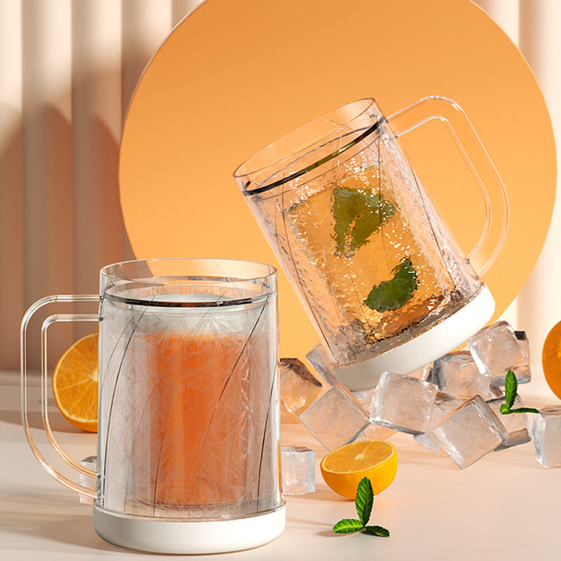 Cold drink cup, iced cup, beer beverage cup, creative iced refrigeration cup, sandwich liquid, refrigerator freezer cup