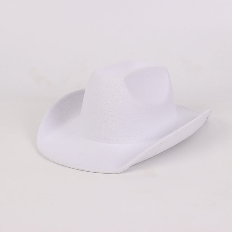 Solid color felt hat for men