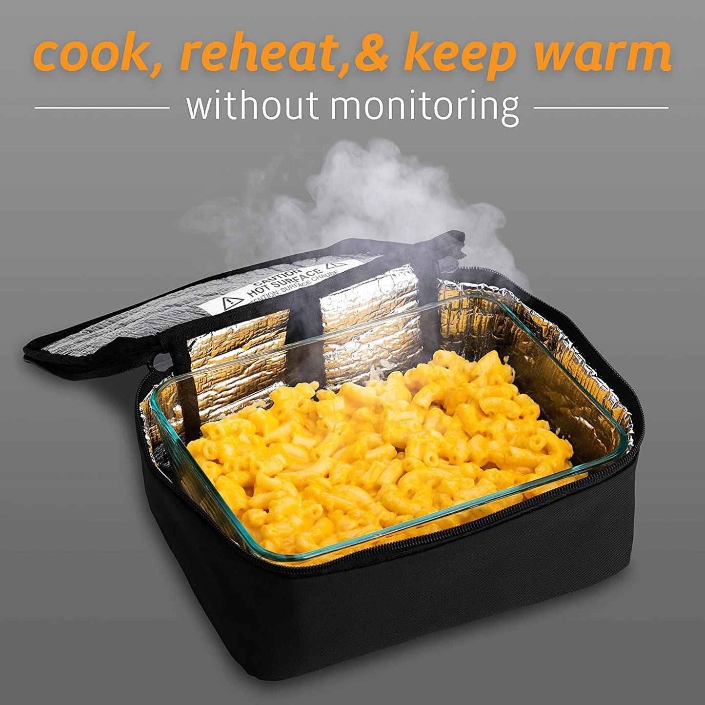 Cross-border portable multi-function 12V car heating food insulation bag heating thermostat bag lunch bag ice pack