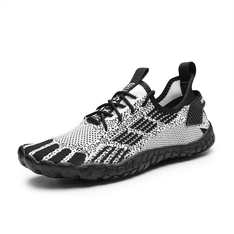 Men's shoes sports and leisure shoes hiking shoes hollow flying woven shoes parent-child outdoor five-finger swimming shoes upstream shoes wading shoes