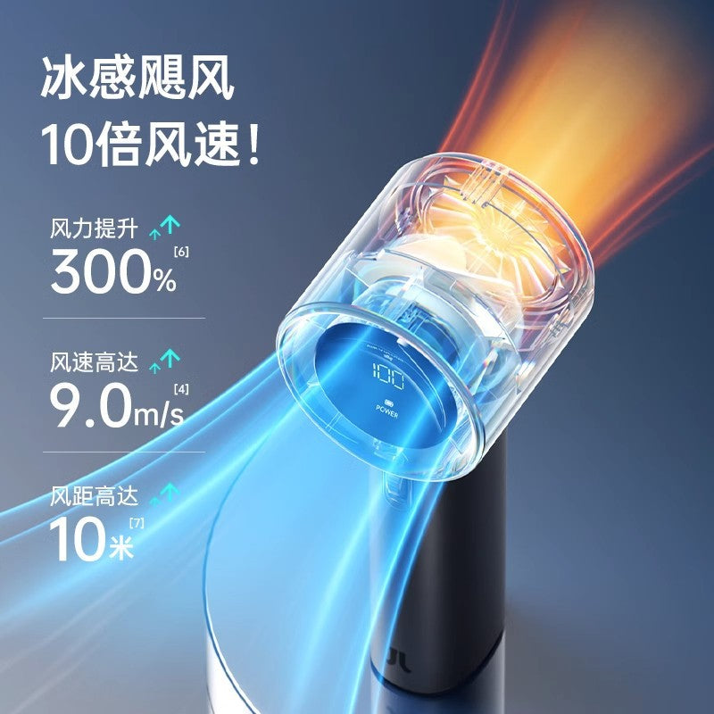 Jisu Pro1S Metal Handheld Small Fan Mini Rechargeable Fan Handheld Portable Office Desktop Fan