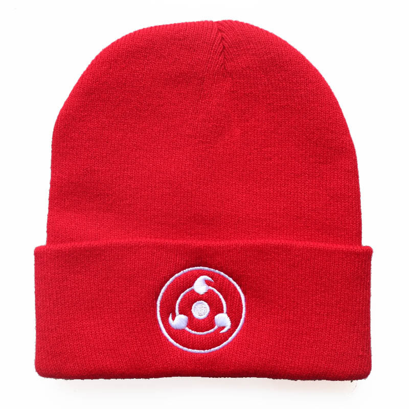 New Xiangyun Naruto Knitted Hat Swirl Wool Hat Anime Men and Women Cold Hat Warm Hat Foreign Trade Yiwu