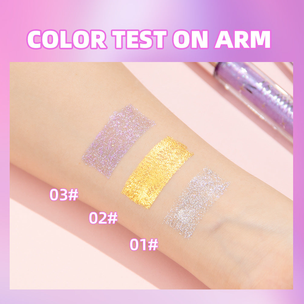 shining broken diamond waterproof Liquid Eyeshadow