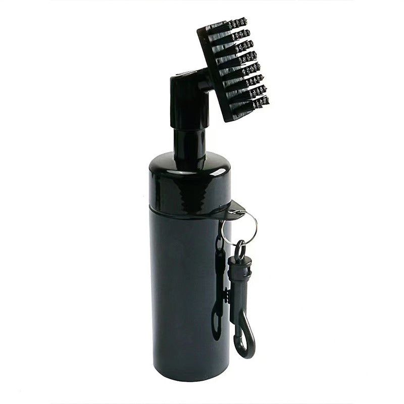 Golf club water spray cleaning brush push-type water spray bottle brush club head cleaning brush groove tool supply