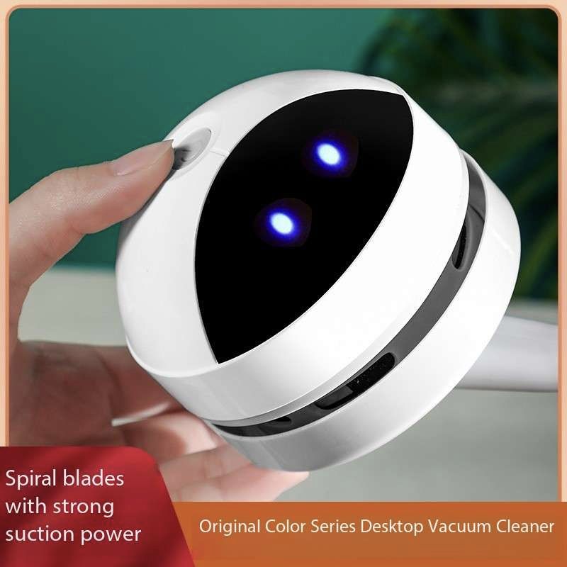Desktop vacuum cleaner mini rechargeable cleaning machine eraser keyboard cleaner portable automatic dust suction machine gift