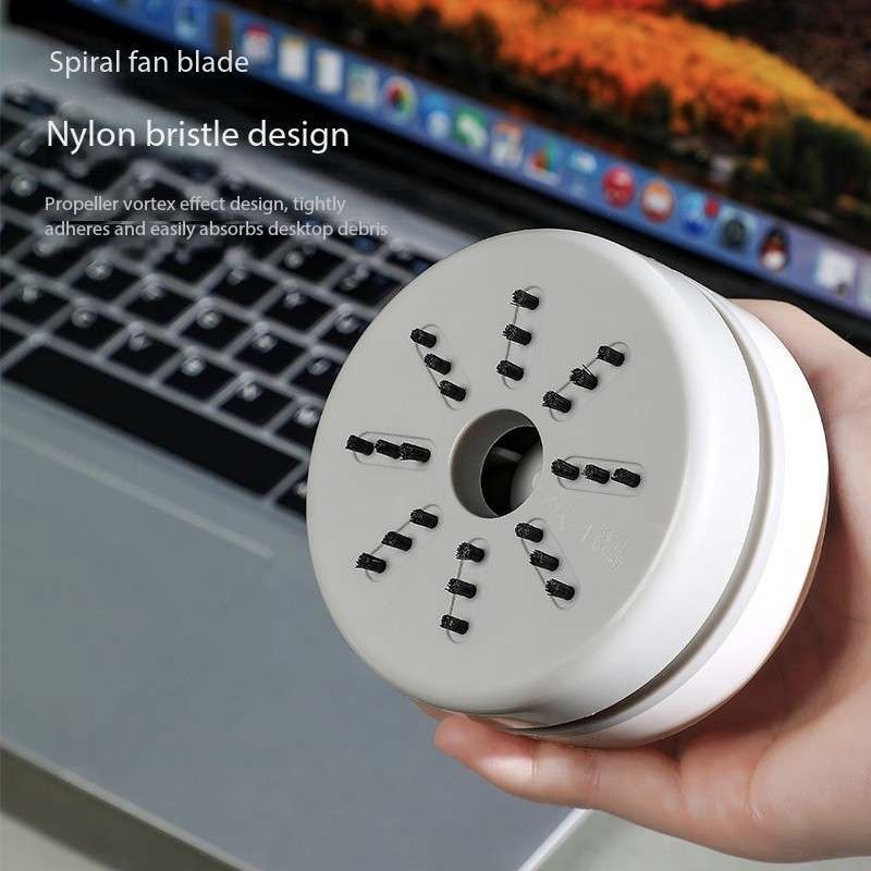 Desktop vacuum cleaner mini rechargeable cleaning machine eraser keyboard cleaner portable automatic dust suction machine gift