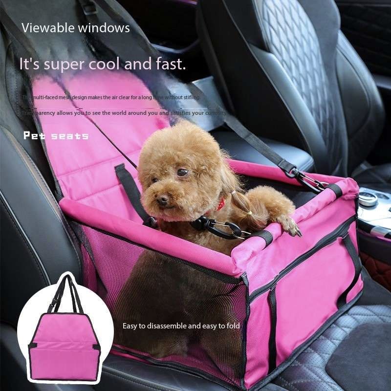 Amazon hot selling car pet bag dog backpack pet out safe travel seat car bag pet supplies