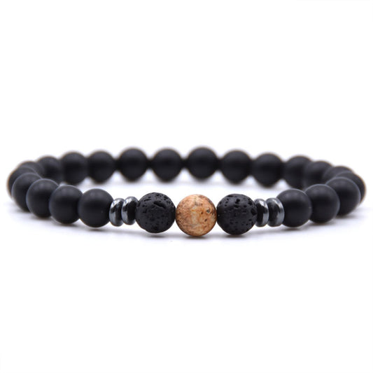 Amazon Hot Selling Natural Stone Bracelet Cross-border Jewelry Natural Stone Crystal Ethnic Style Handmade Beaded Bracelet Women