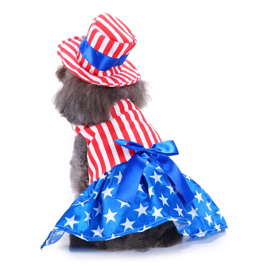 Cross-border pet dog clothes Christmas clothes creative Halloween Christmas pet clothes Funny dog clothes