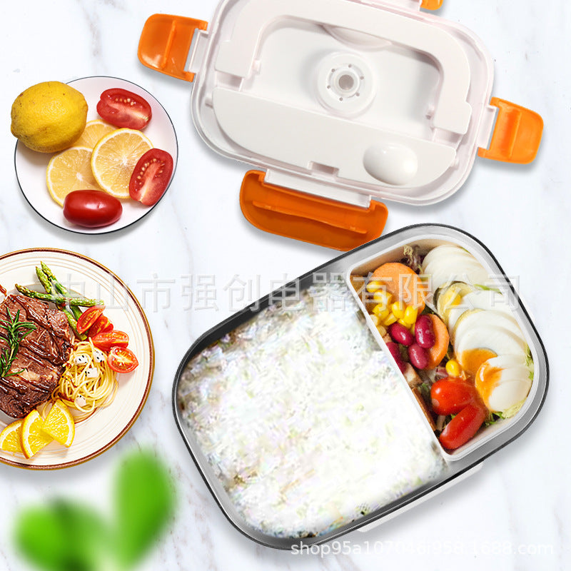 Cross-border Electric Lunch Box Insulation Heating Lunch Box Electric Car Portable Pluggable Rechargeable Lunch Box Home Gift