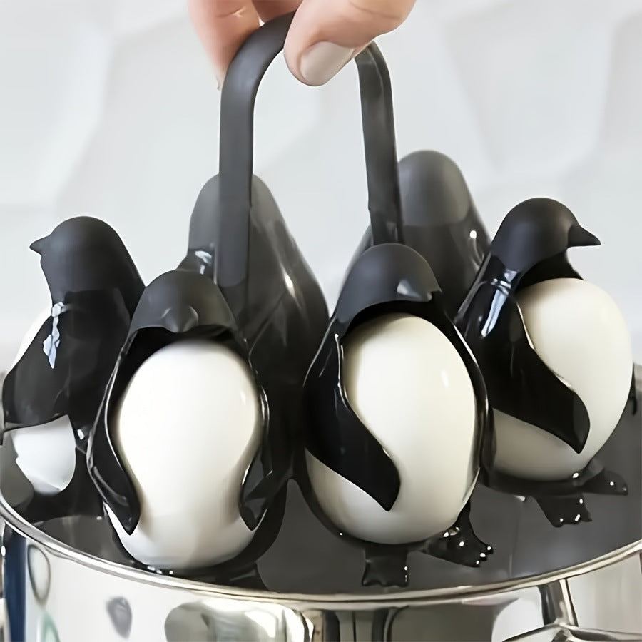 New ready-made wholesale Internet celebrity penguin egg cooker, penguin egg steamer, steamed egg box, creative egg storage rack