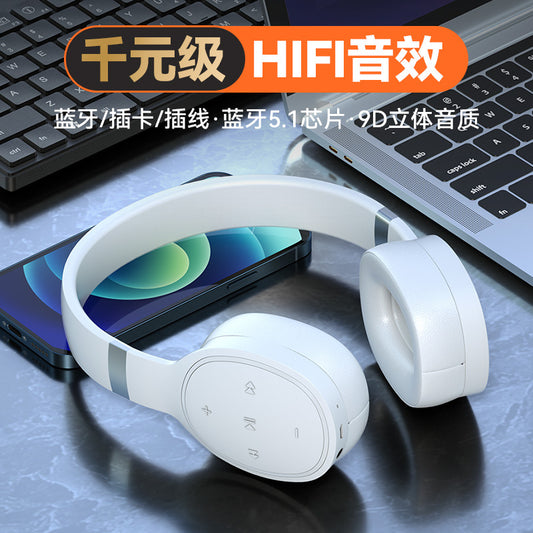 Shantou factory direct sales wireless sports student earphones head-mounted silicone bluetooth earphones for Apple Huawei