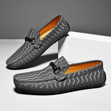 New spring and summer large size bean shoes, men's shoes, driving shoes, men's shoes, Loaf slip-on casual shoes, lazy shoes, one-legged shoes