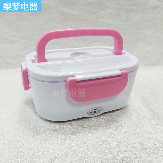 Cross-border vehicle household electric heating lunch box electric heating lunch box two-in-one water-free insulation lunch box plug-in portable
