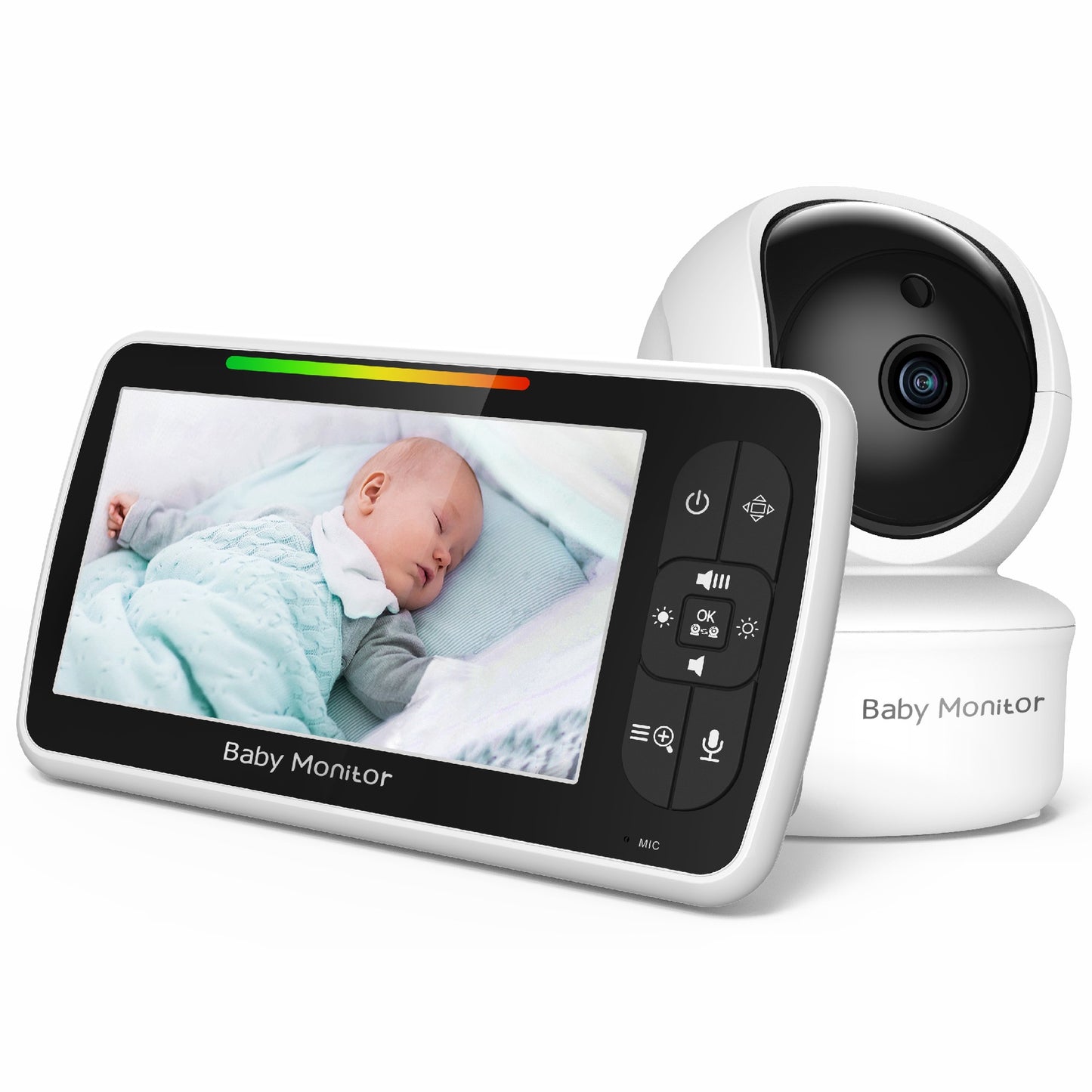 [Factory direct sale] SM6505-inch high-definition baby care device baby monitor monitor baby camera