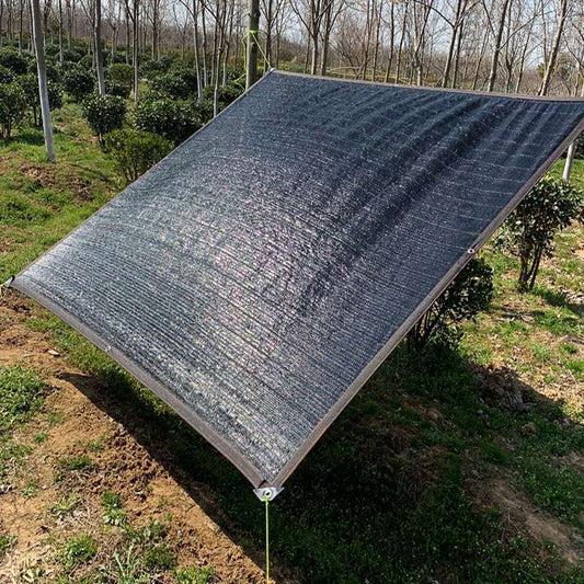 Black edging perforated shading and sunscreen net agricultural shed courtyard balcony black sunshade net factory spot