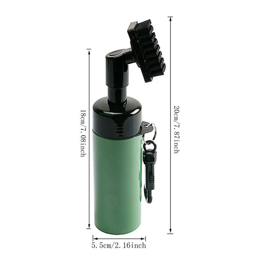 Golf club water spray cleaning brush push-type water spray bottle brush club head cleaning brush groove tool supply