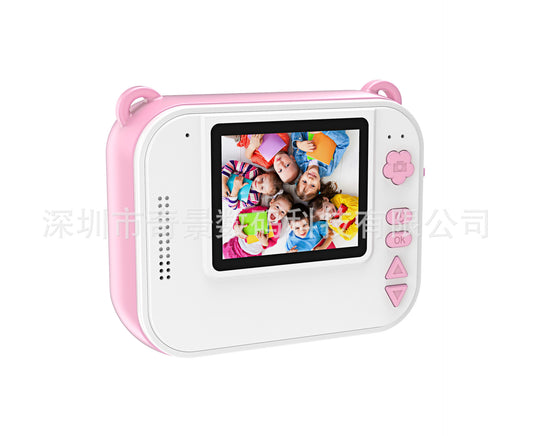Children's printing camera Polaroid camera thermal paper printing camera mini portable small children's camera