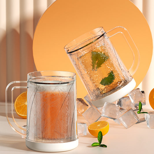 Cold drink cup, iced cup, beer beverage cup, creative iced refrigeration cup, sandwich liquid, refrigerator freezer cup